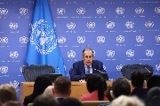 24.09.2022. Extrait de la conférence de presse de Sergueï Lavrov, Ministre des Affaires étrangères de la Fédération de Russie, à l'issue de la semaine de haut niveau de la 77e session de l'Assemblée générale des Nations unies, New York, 24 septembre 2022 