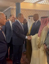 25.07.2022. Foreign Minister Sergey Lavrov at the Headquarters of the Arab League in Cairo, Egypt (24.07.2022) 